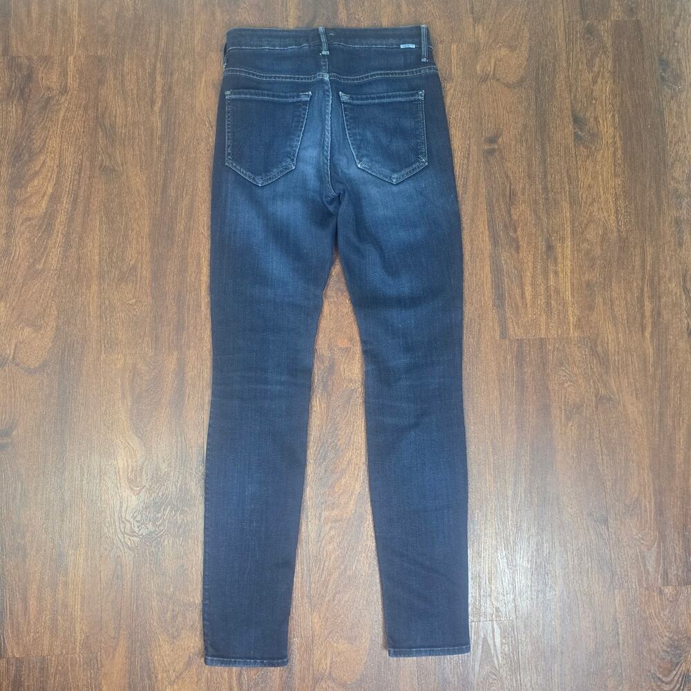 Mother Denim High Waisted Looker Skinny Jeans in Coffee, Tea, or Me? Size 26 - Picture 9 of 10